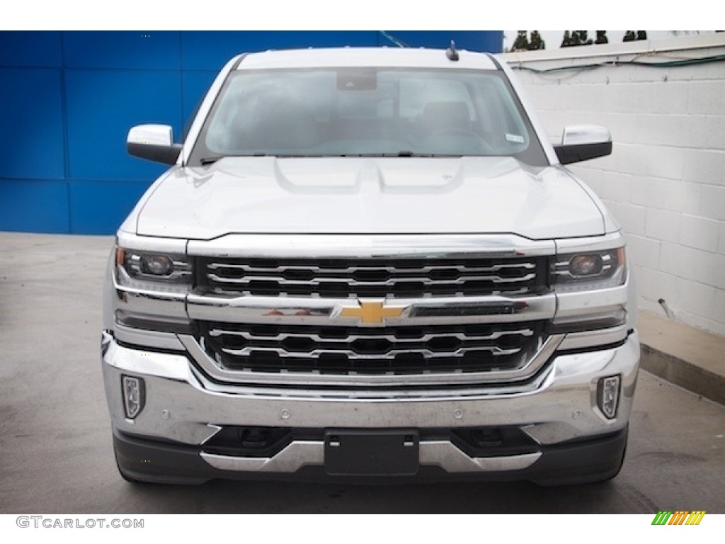 2017 Silverado 1500 LTZ Crew Cab - Silver Ice Metallic / Jet Black photo #7