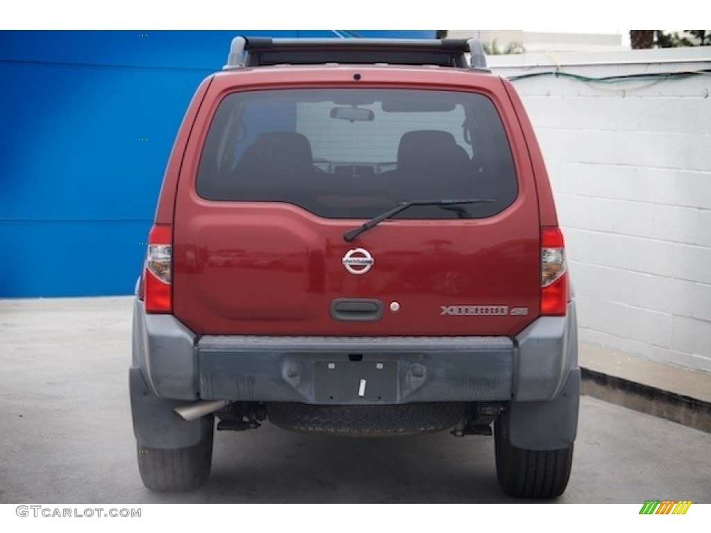 2004 Xterra SE - Thermal Red Metallic / Gray photo #9