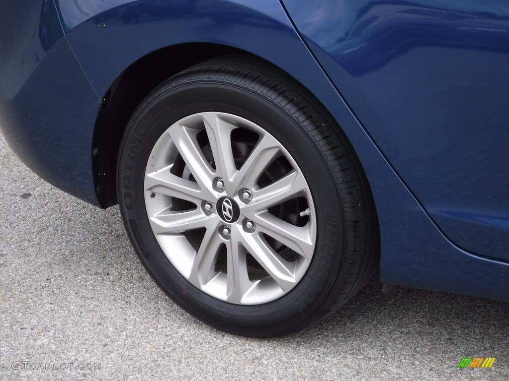 2015 Elantra SE Sedan - Lakeside Blue / Black photo #3