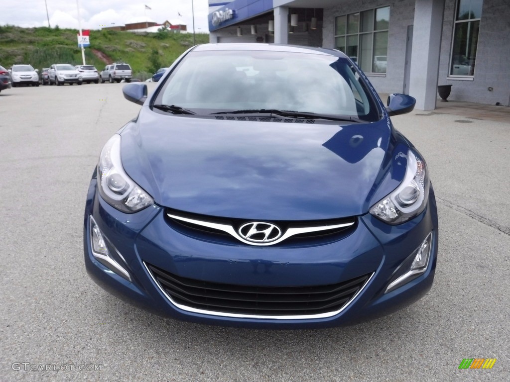 2015 Elantra SE Sedan - Lakeside Blue / Black photo #4