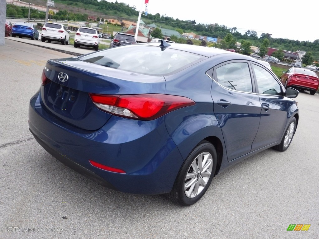 2015 Elantra SE Sedan - Lakeside Blue / Black photo #9
