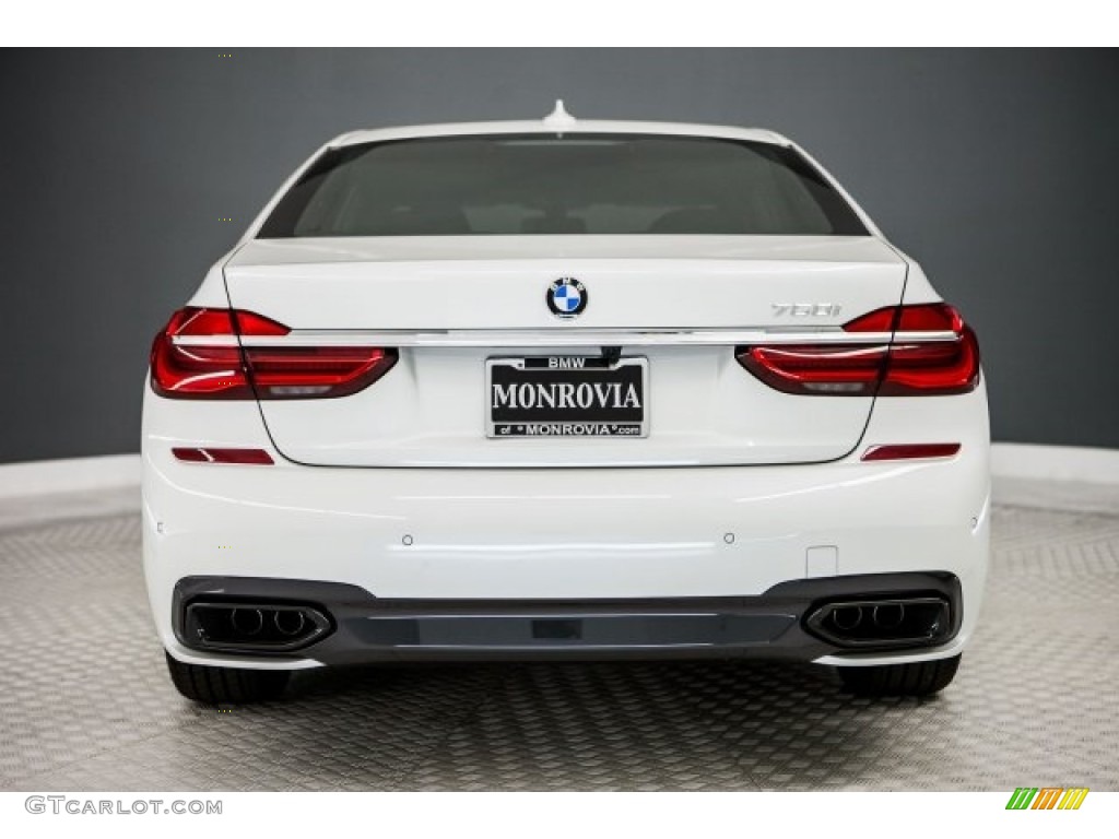 2018 7 Series 750i Sedan - Mineral White Metallic / Mocha photo #4