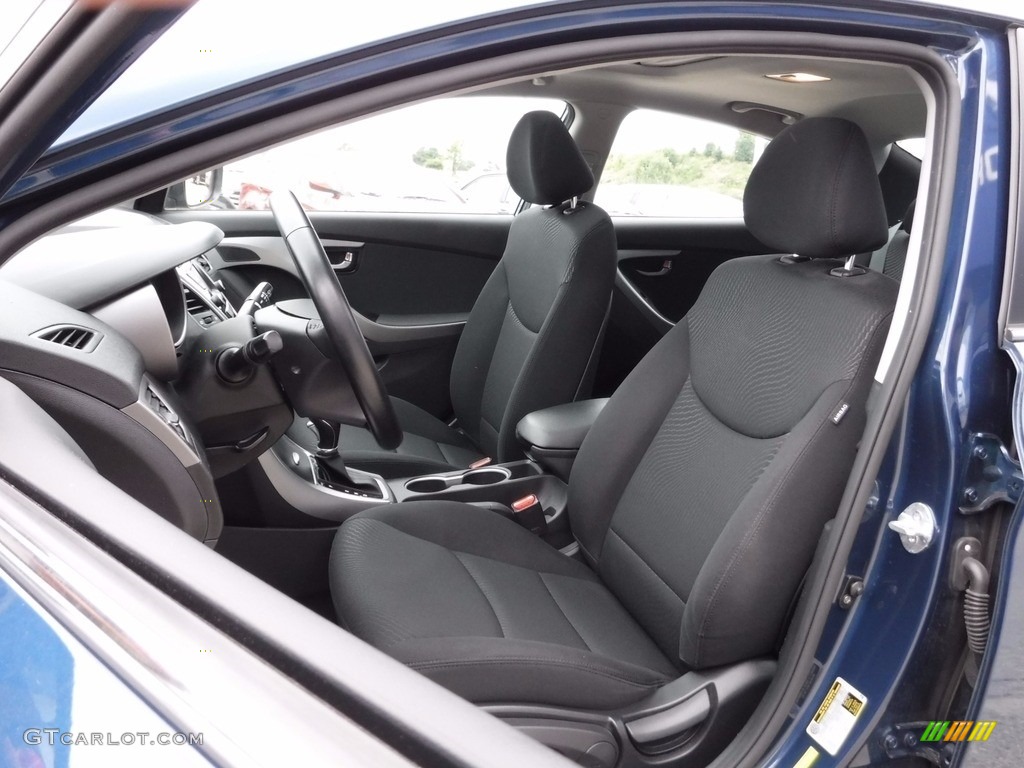 2015 Elantra SE Sedan - Lakeside Blue / Black photo #12