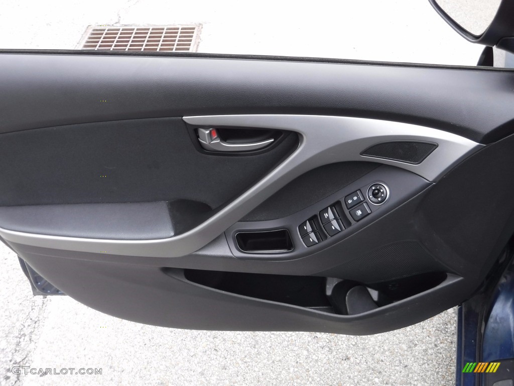 2015 Elantra SE Sedan - Lakeside Blue / Black photo #14
