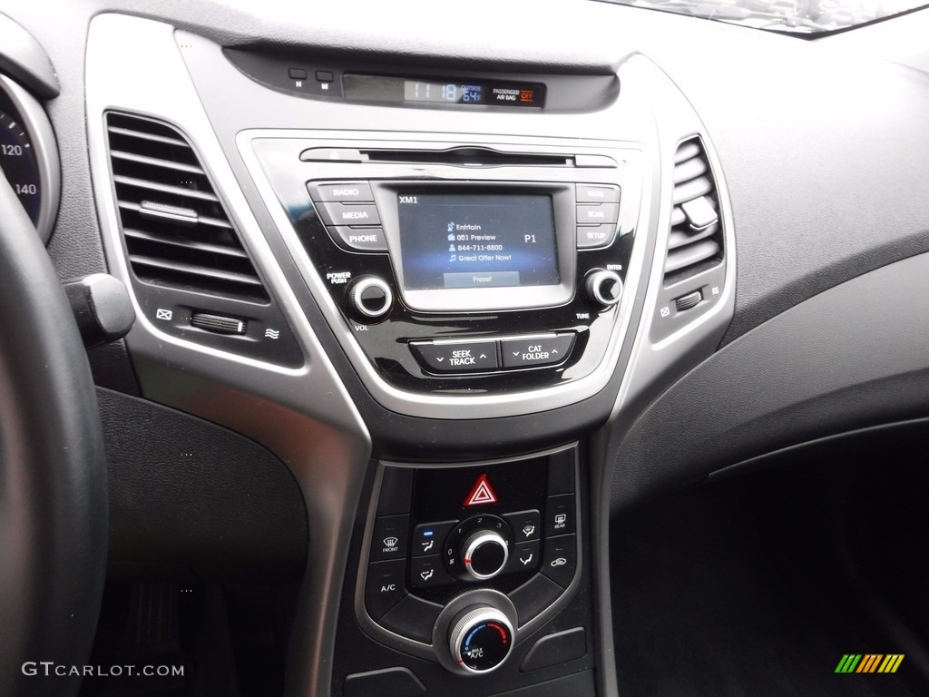 2015 Elantra SE Sedan - Lakeside Blue / Black photo #16