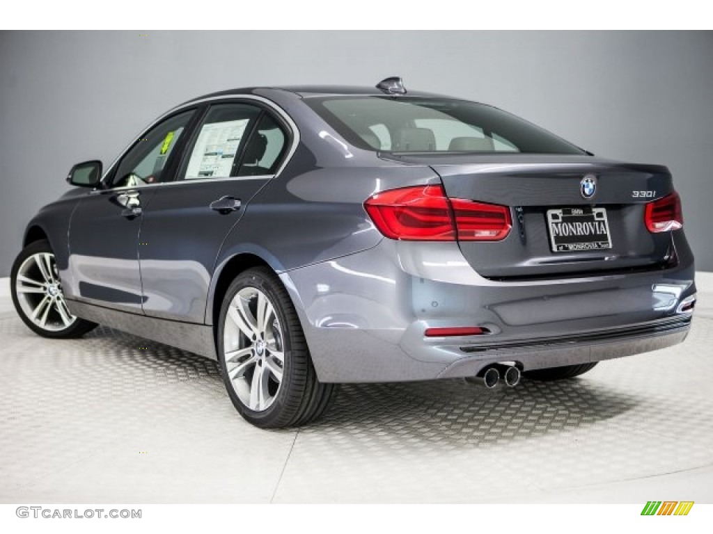 2017 3 Series 330i Sedan - Mineral Grey Metallic / Black photo #3
