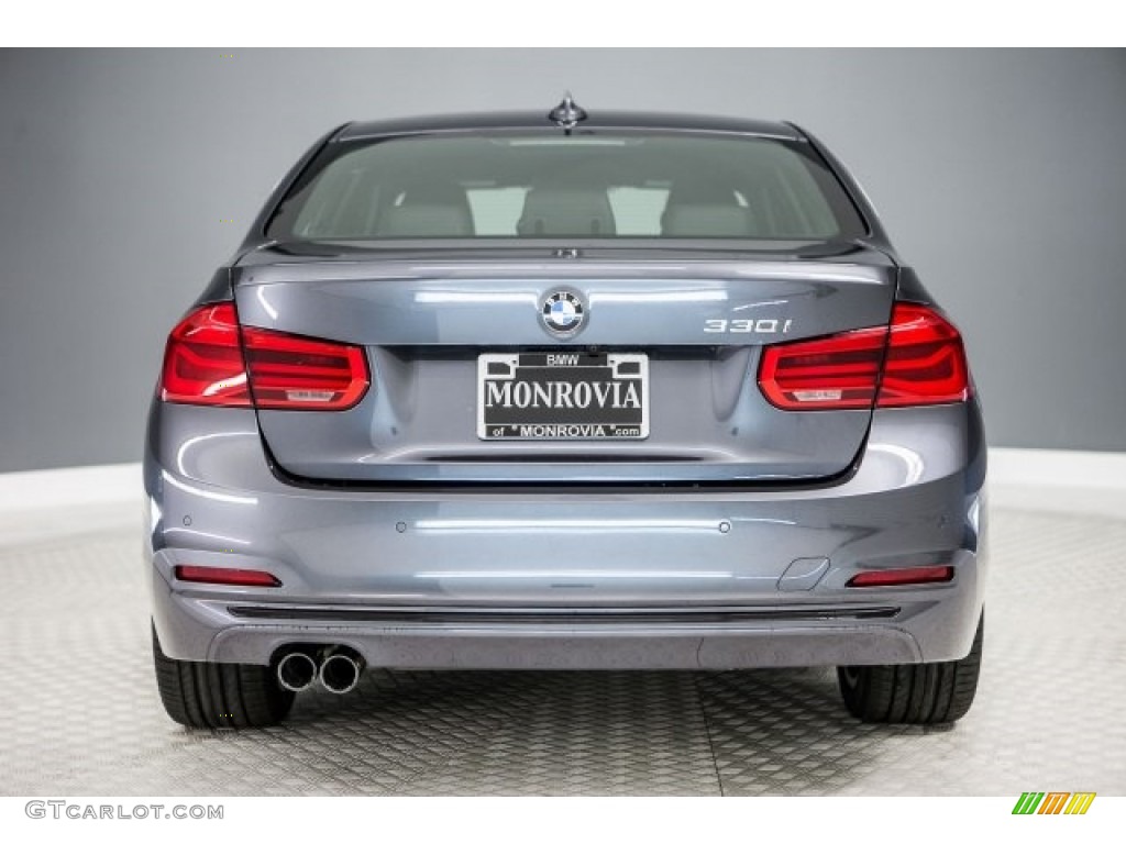2017 3 Series 330i Sedan - Mineral Grey Metallic / Black photo #4