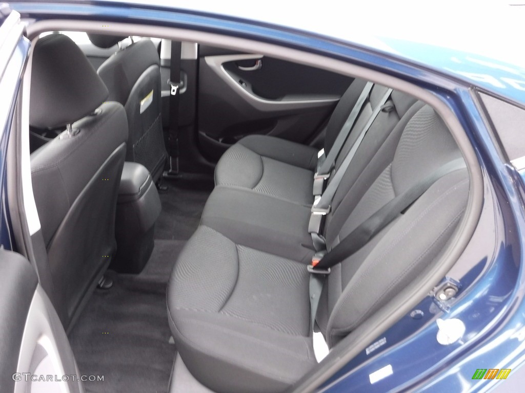 2015 Elantra SE Sedan - Lakeside Blue / Black photo #22