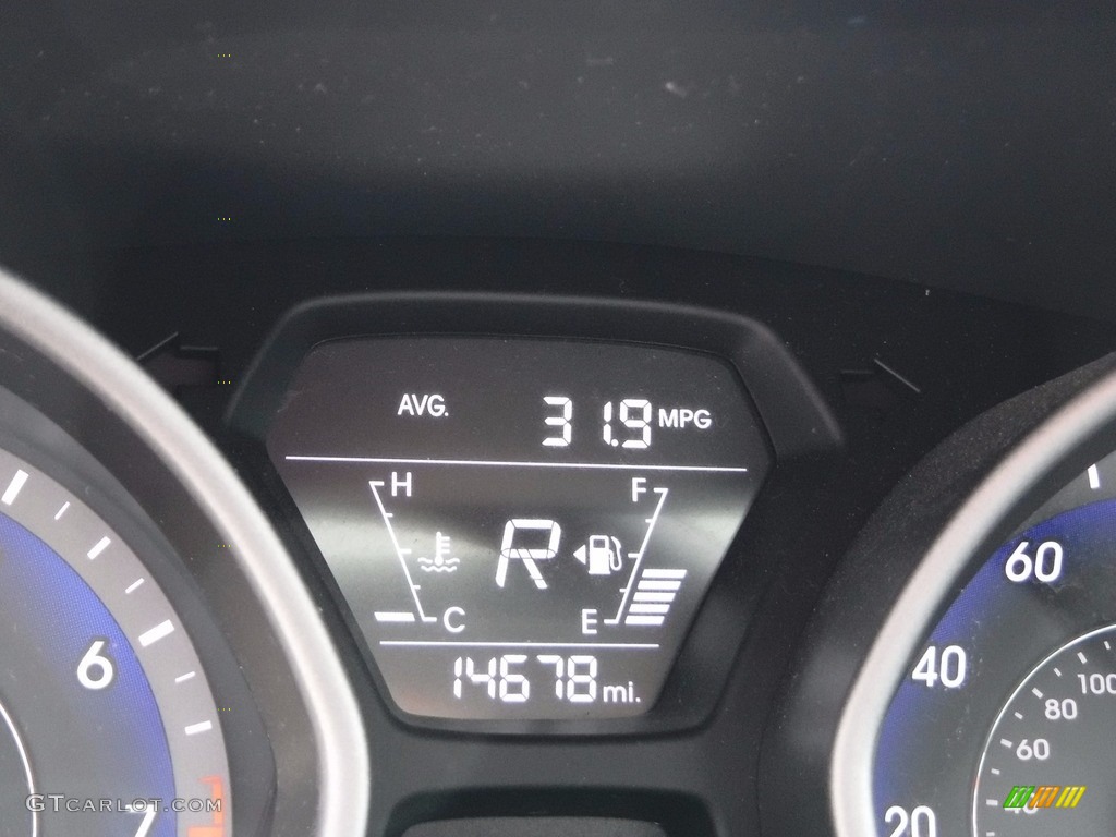 2015 Elantra SE Sedan - Lakeside Blue / Black photo #25