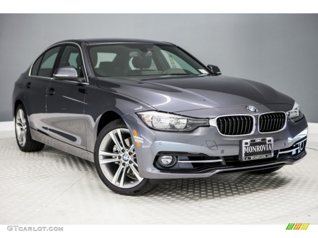 2017 3 Series 330i Sedan - Mineral Grey Metallic / Black photo #12