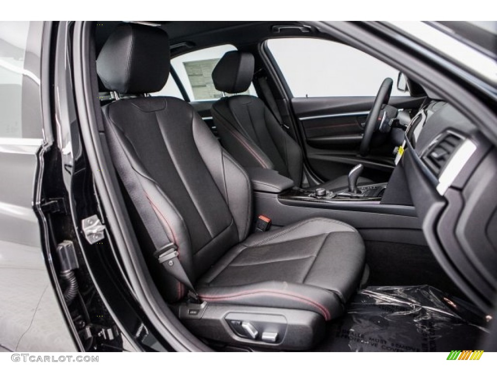 2017 3 Series 330i Sedan - Black Sapphire Metallic / Black photo #2