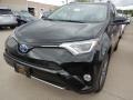 2017 Black Toyota RAV4 XLE AWD Hybrid  photo #1