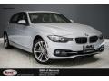 2017 Glacier Silver Metallic BMW 3 Series 330i Sedan  photo #1