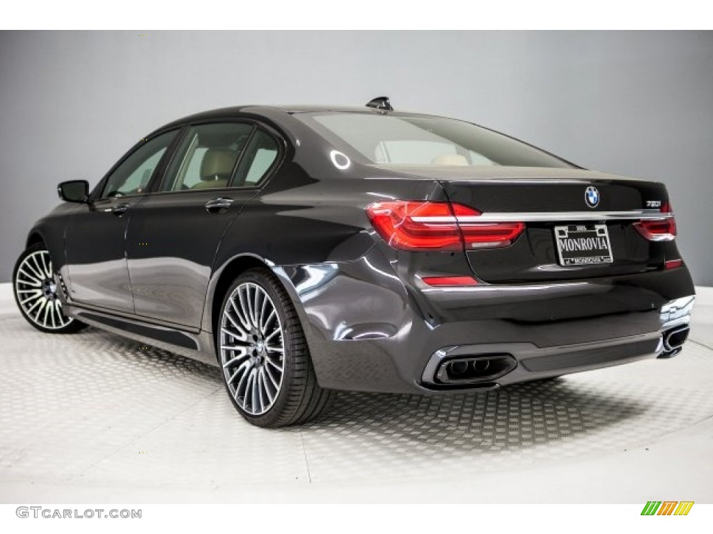 2017 7 Series 750i Sedan - Black Sapphire Metallic / Zagora Beige photo #3
