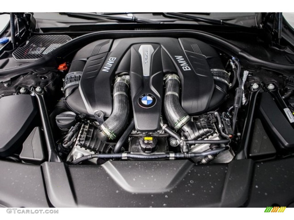 2017 7 Series 750i Sedan - Black Sapphire Metallic / Zagora Beige photo #8