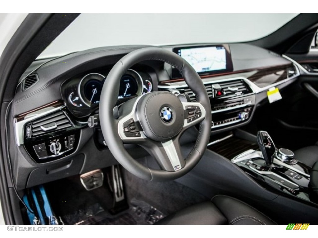 2017 5 Series 540i Sedan - Alpine White / Black photo #5