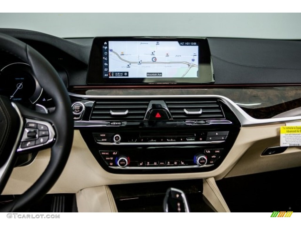 2017 5 Series 540i Sedan - Jet Black / Canberra Beige photo #6