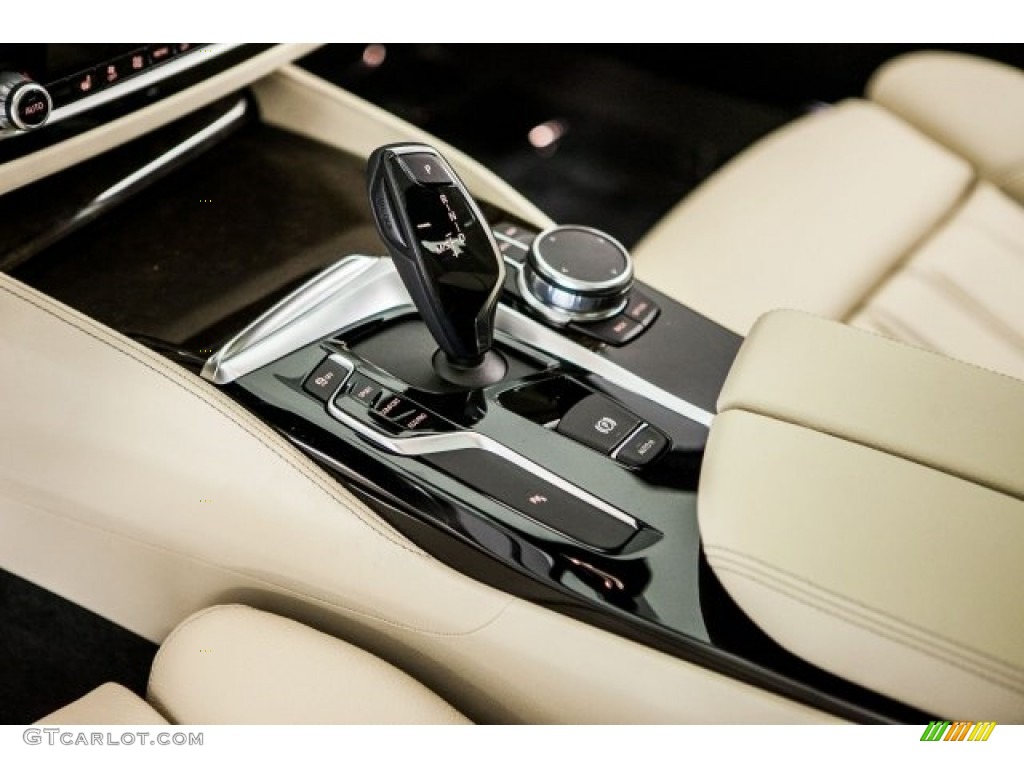 2017 5 Series 540i Sedan - Jet Black / Canberra Beige photo #7