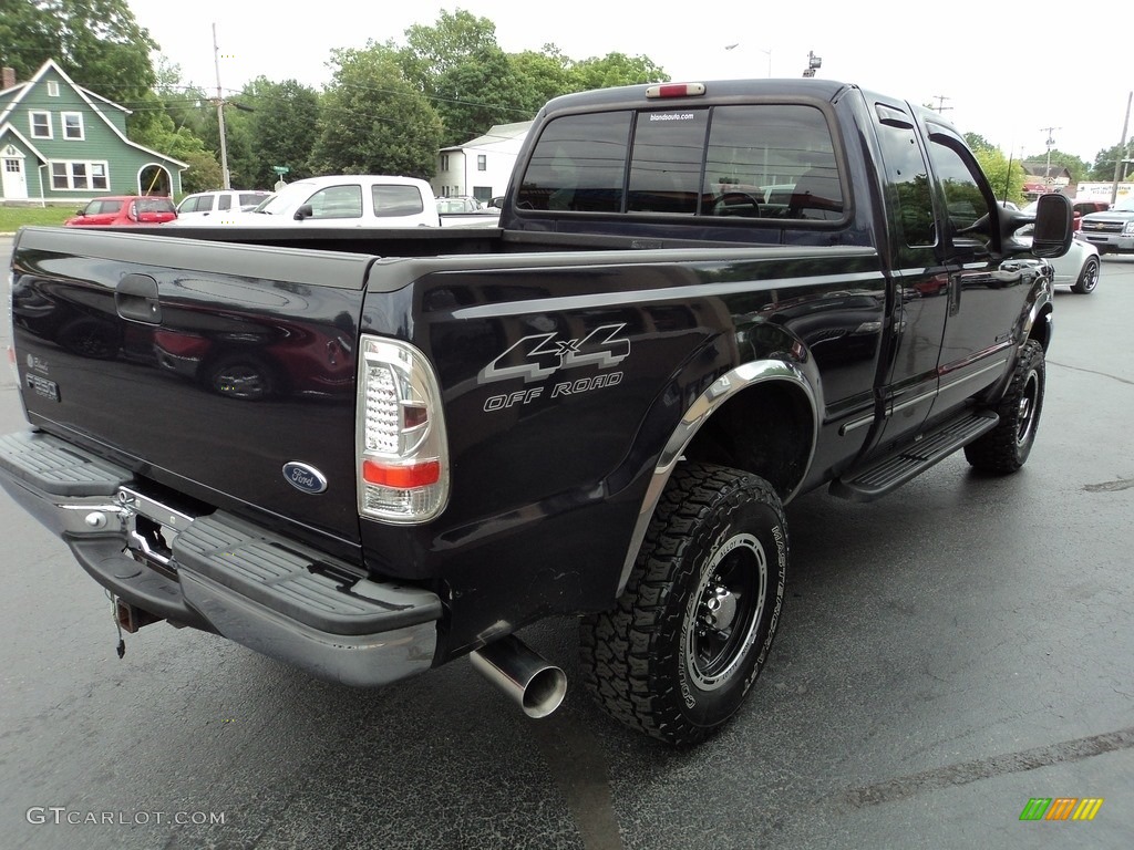 1999 F250 Super Duty XLT Extended Cab 4x4 - Deep Wedgewood Blue Metallic / Medium Graphite photo #4