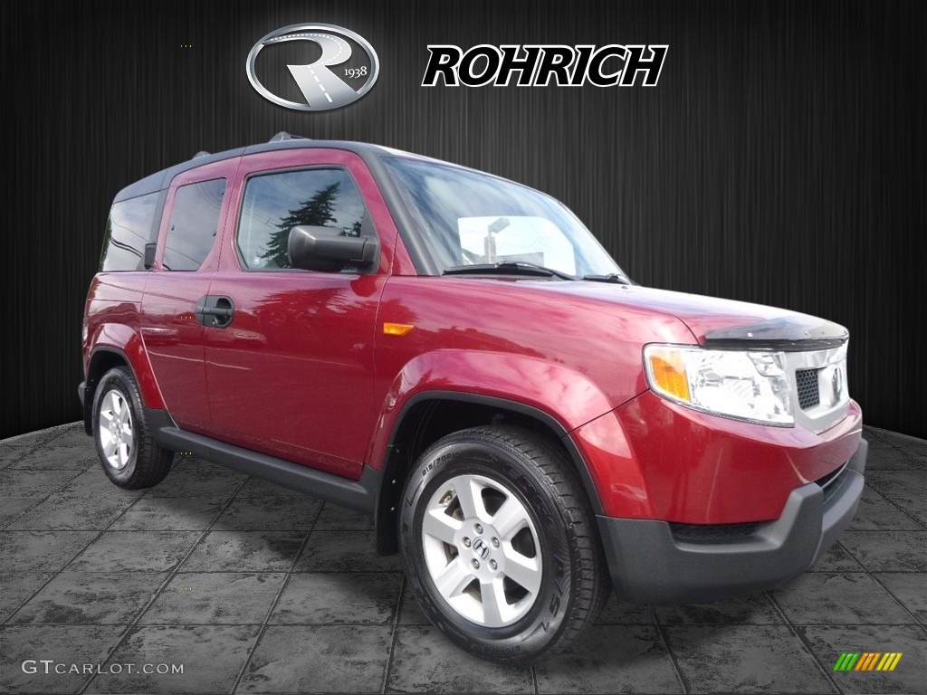 2011 Element EX 4WD - Tango Red Pearl / Gray photo #1