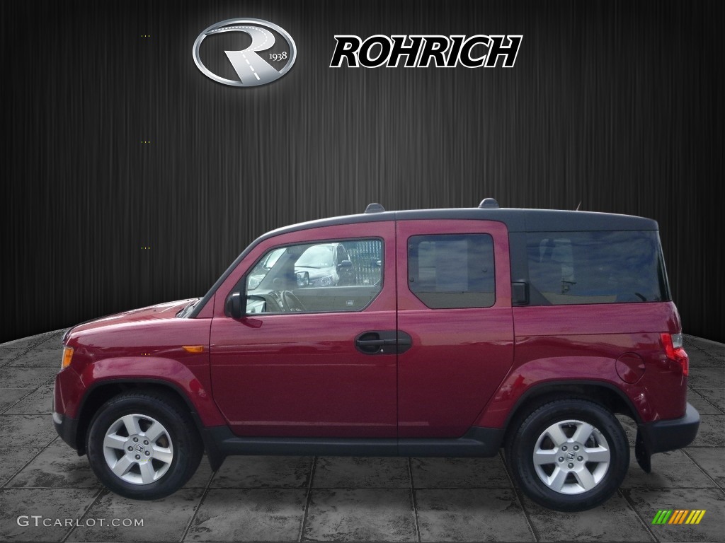 2011 Element EX 4WD - Tango Red Pearl / Gray photo #3
