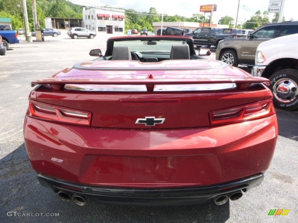 2016 Camaro SS Convertible - Garnet Red Tintcoat / Jet Black photo #4