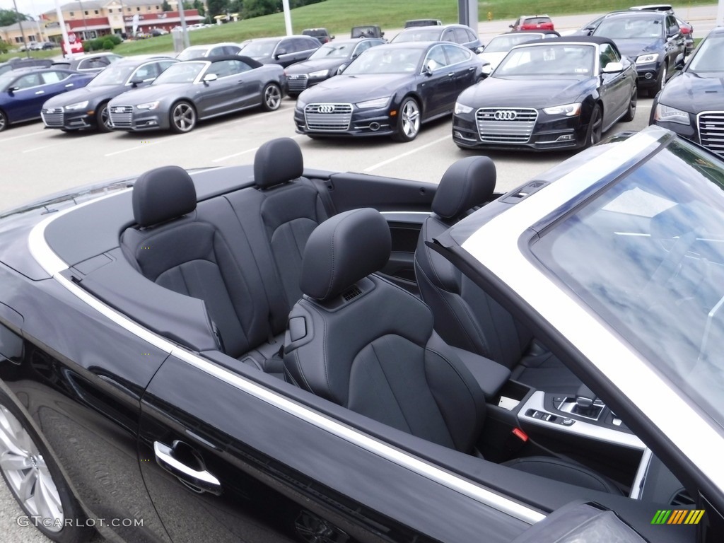 2018 A5 Premium Plus quattro Cabriolet - Moonlight Blue Metallic / Black photo #10