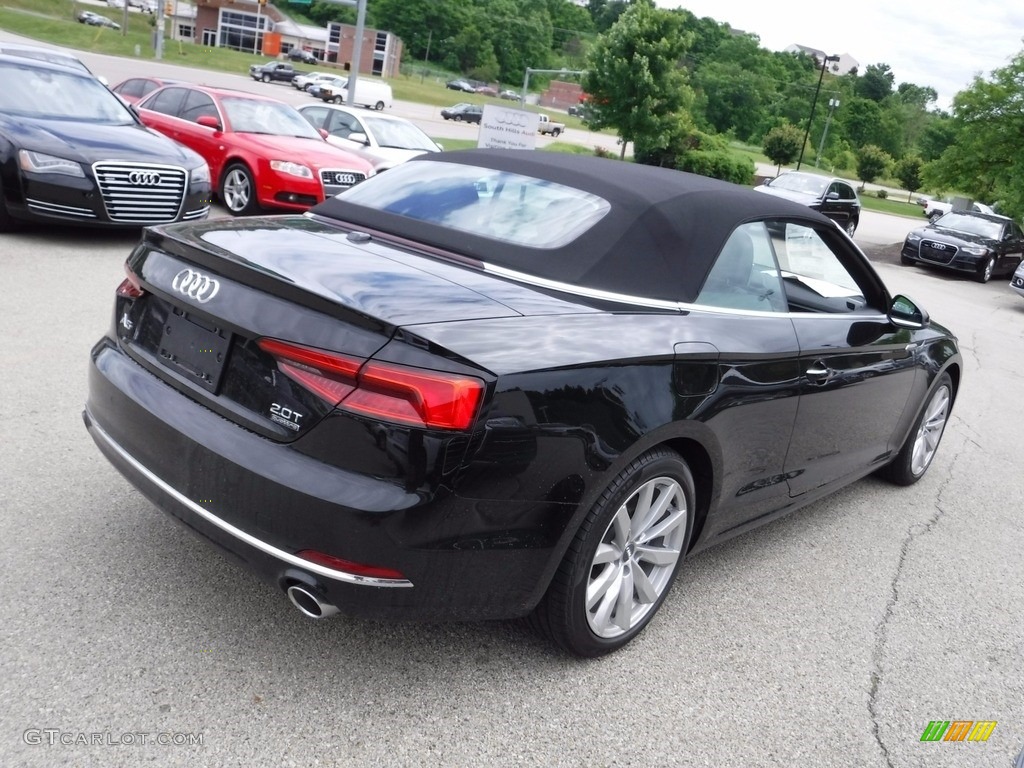 2018 A5 Premium Plus quattro Cabriolet - Moonlight Blue Metallic / Black photo #18