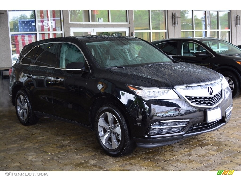 2014 MDX SH-AWD - Crystal Black Pearl / Ebony photo #1