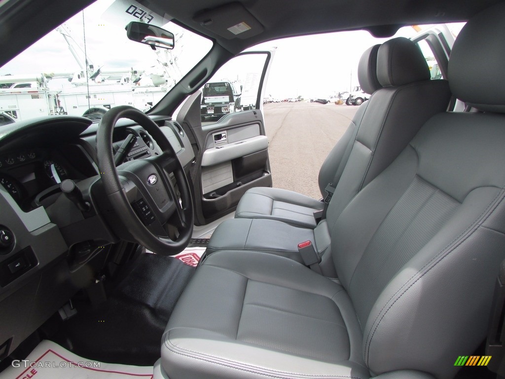 2011 F150 XL SuperCab - Oxford White / Steel Gray photo #26