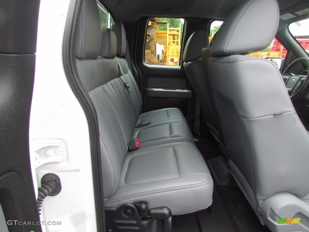 2011 F150 XL SuperCab - Oxford White / Steel Gray photo #37