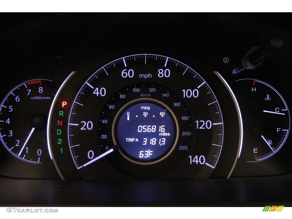 2014 CR-V EX AWD - Mountain Air Metallic / Beige photo #7