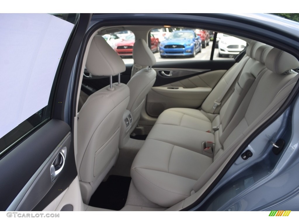 2015 Q50 3.7 - Hagane Blue / Wheat photo #12