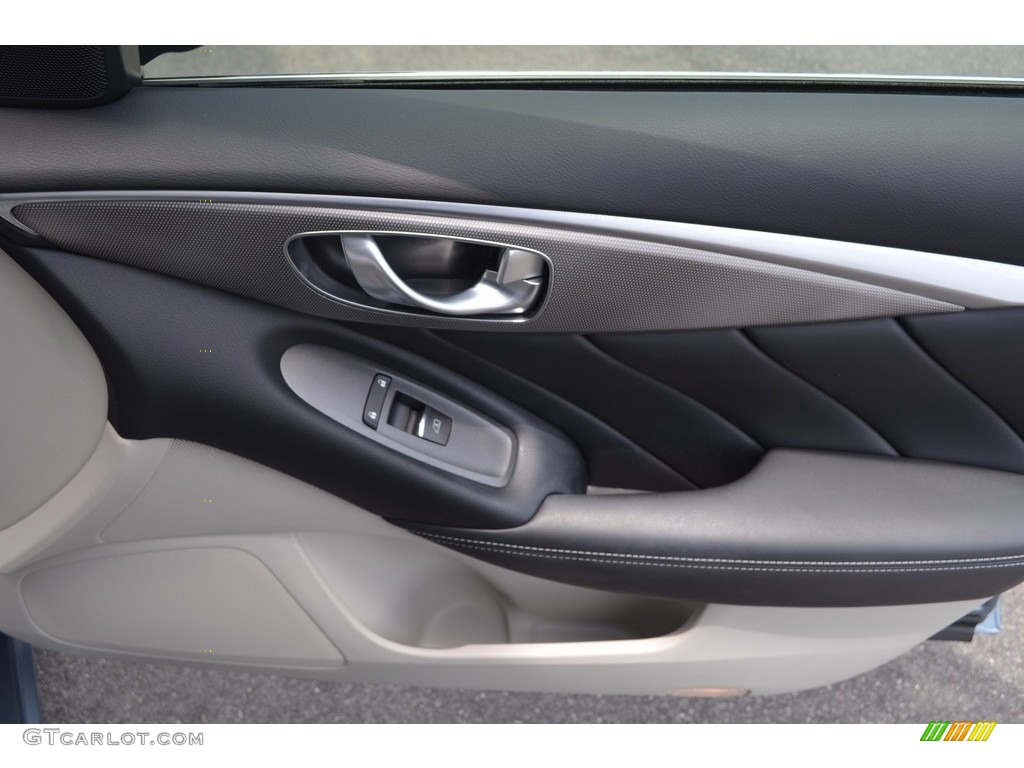 2015 Q50 3.7 - Hagane Blue / Wheat photo #15