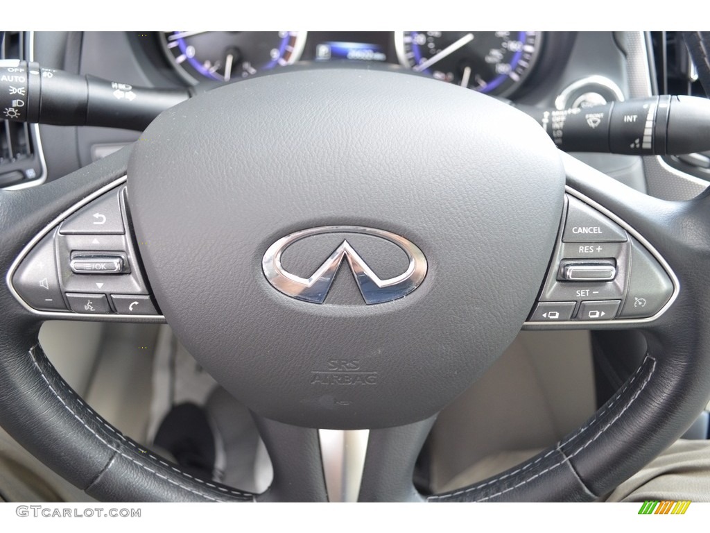 2015 Q50 3.7 - Hagane Blue / Wheat photo #23
