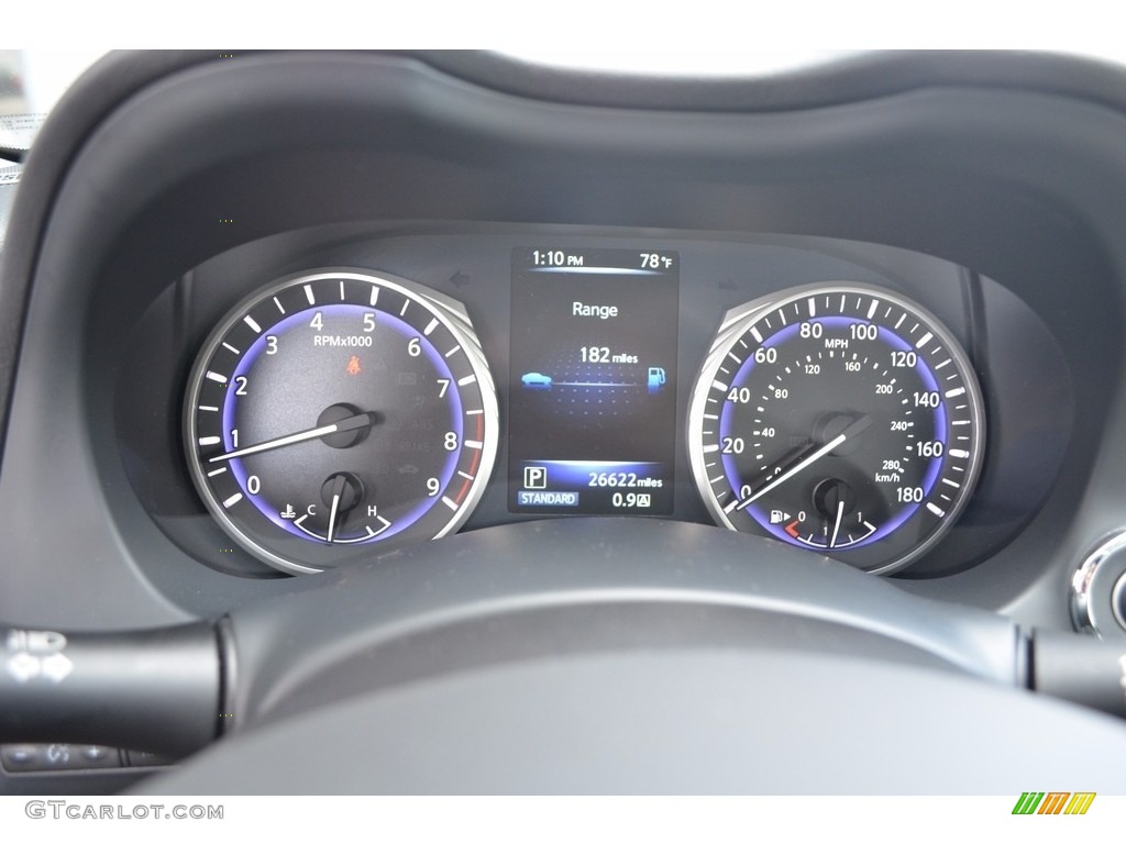 2015 Q50 3.7 - Hagane Blue / Wheat photo #24