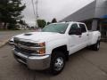 Summit White - Silverado 3500HD Work Truck Crew Cab Dual Rear Wheel 4x4 Photo No. 1