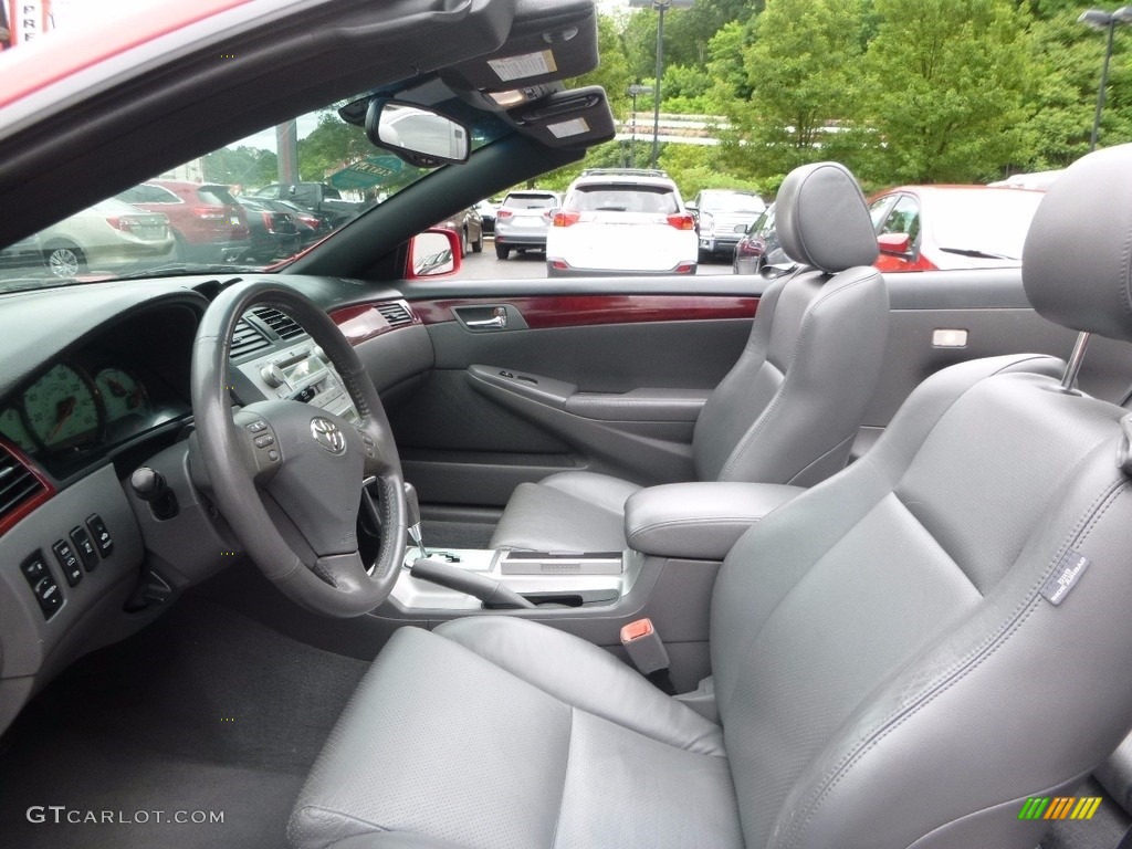 2005 Solara SLE V6 Convertible - Absolutely Red / Dark Stone photo #11