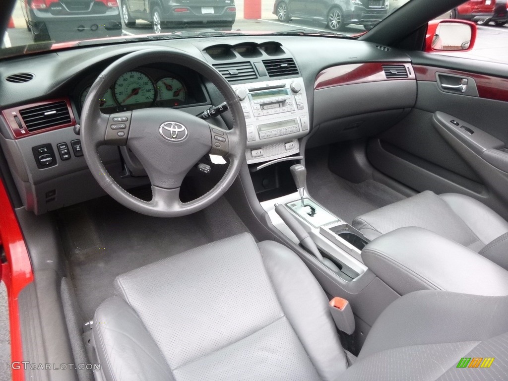 2005 Solara SLE V6 Convertible - Absolutely Red / Dark Stone photo #14