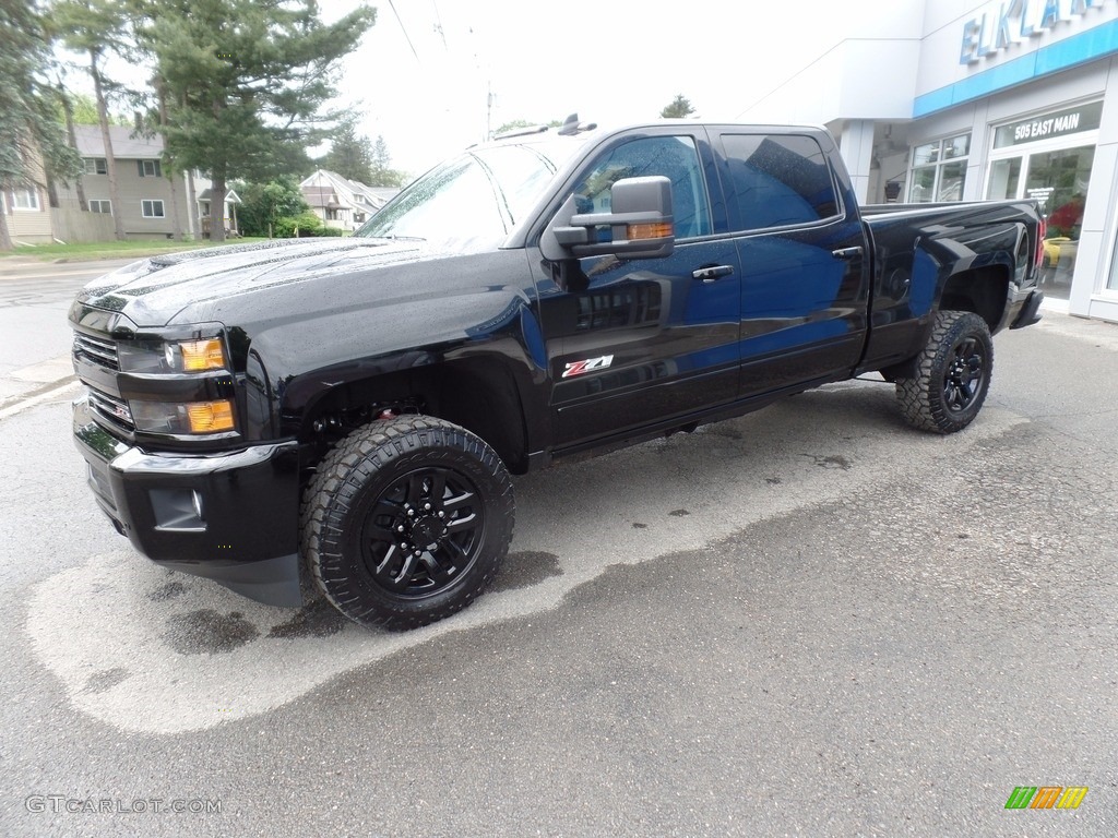 2017 Silverado 2500HD LT Crew Cab 4x4 - Black / Jet Black photo #4