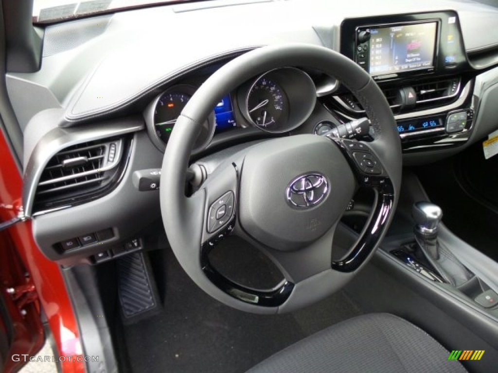 2018 Toyota C-HR XLE Black Steering Wheel Photo #120898379