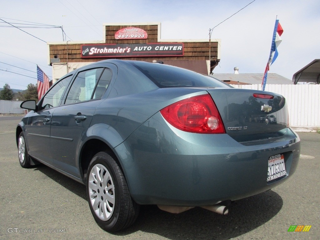 2009 Cobalt LT Sedan - Silver Moss Metallic / Gray photo #5