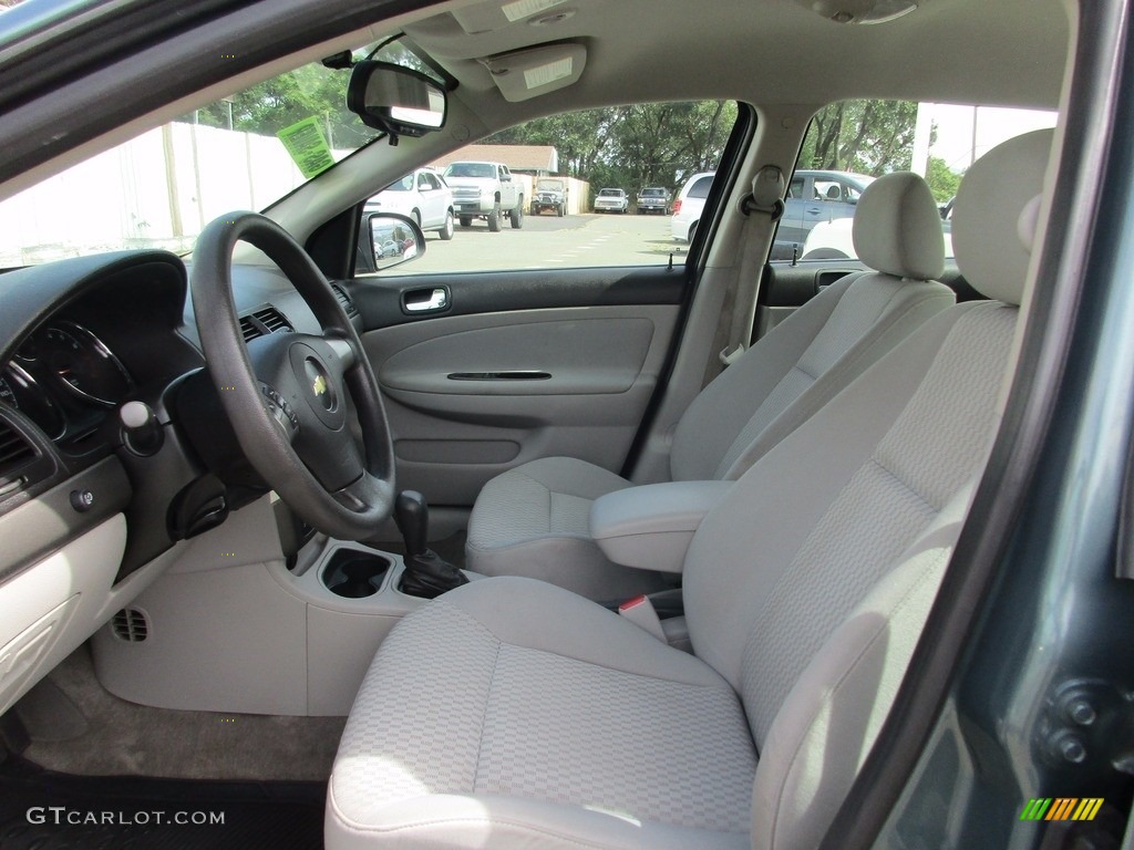 2009 Cobalt LT Sedan - Silver Moss Metallic / Gray photo #8