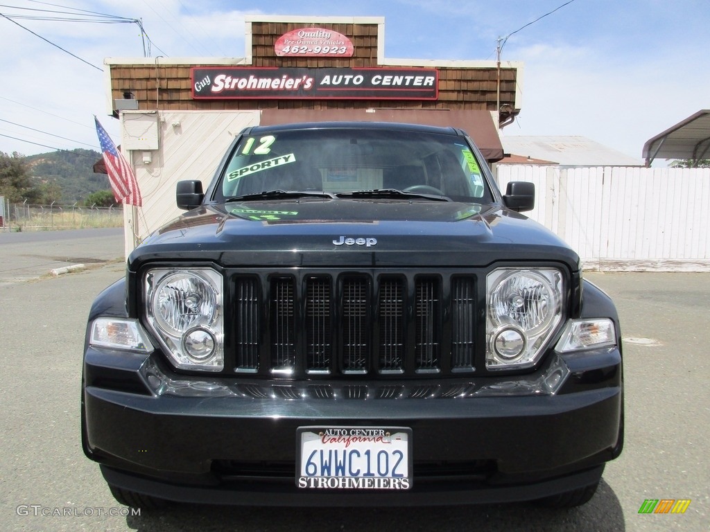 2012 Liberty Sport - Natural Green Pearl / Dark Slate Gray photo #2