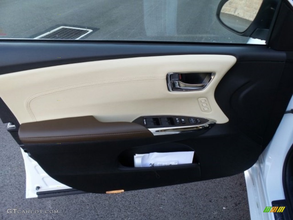 2017 Avalon Hybrid XLE Premium - Blizzard Pearl White / Almond photo #14