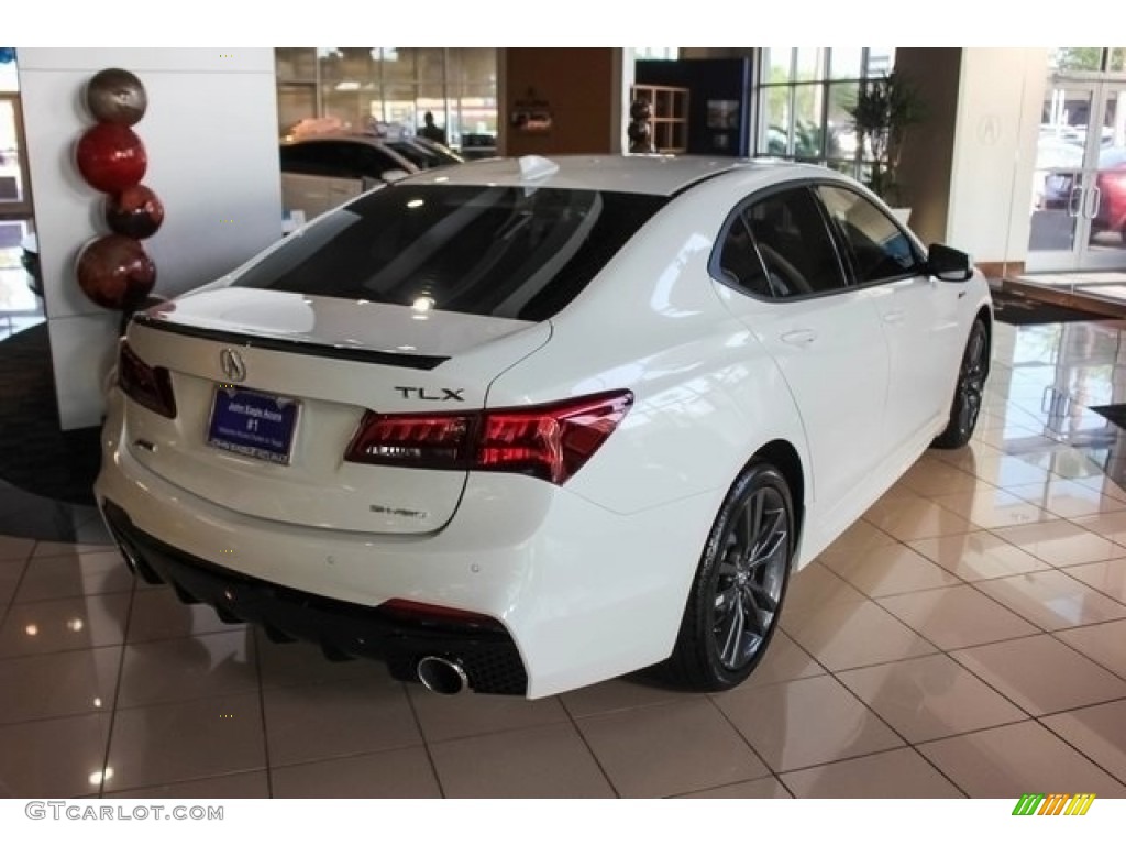 2018 TLX V6 SH-AWD A-Spec Sedan - Bellanova White Pearl / Ebony photo #6