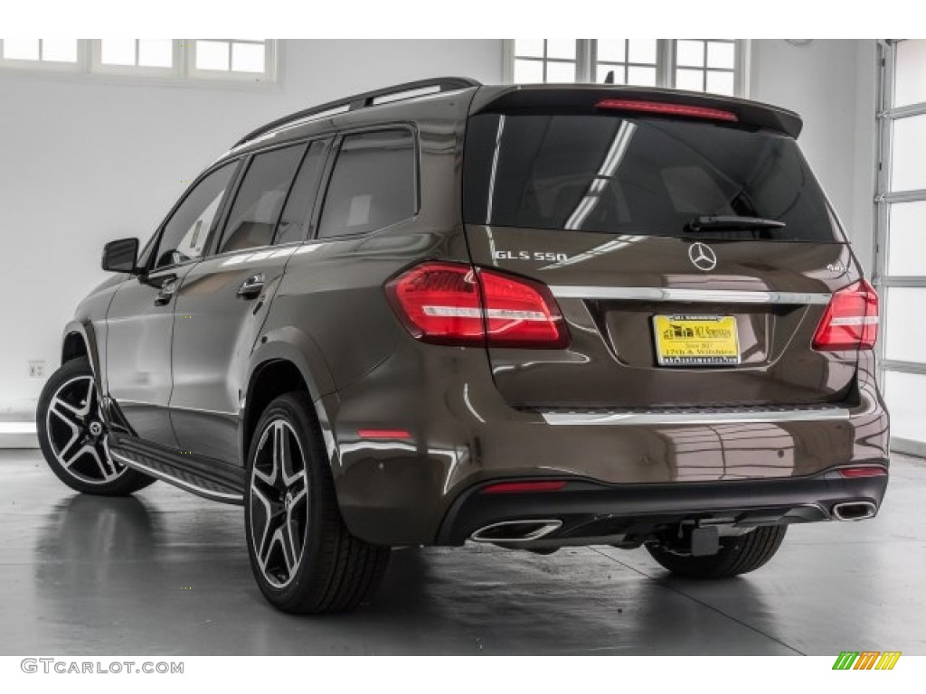 2017 GLS 550 4Matic - Dakota Brown Metallic / designo Porcelain/Black photo #3
