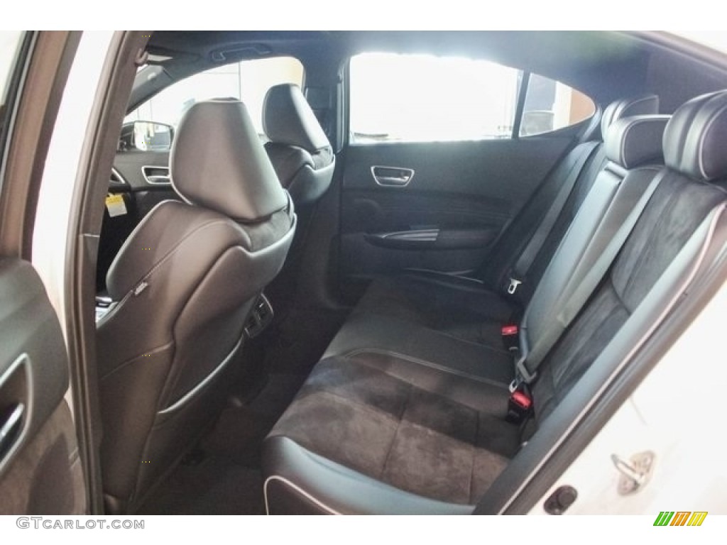 Ebony Interior 2018 Acura TLX V6 SH-AWD A-Spec Sedan Photo #120902720