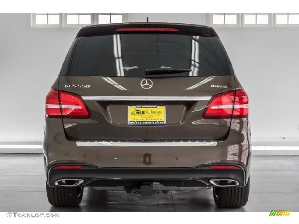 2017 GLS 550 4Matic - Dakota Brown Metallic / designo Porcelain/Black photo #4
