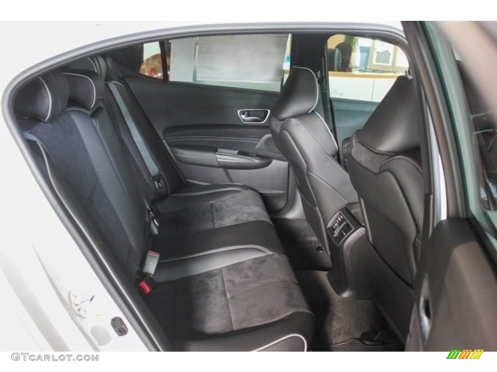 Ebony Interior 2018 Acura TLX V6 SH-AWD A-Spec Sedan Photo #120902777